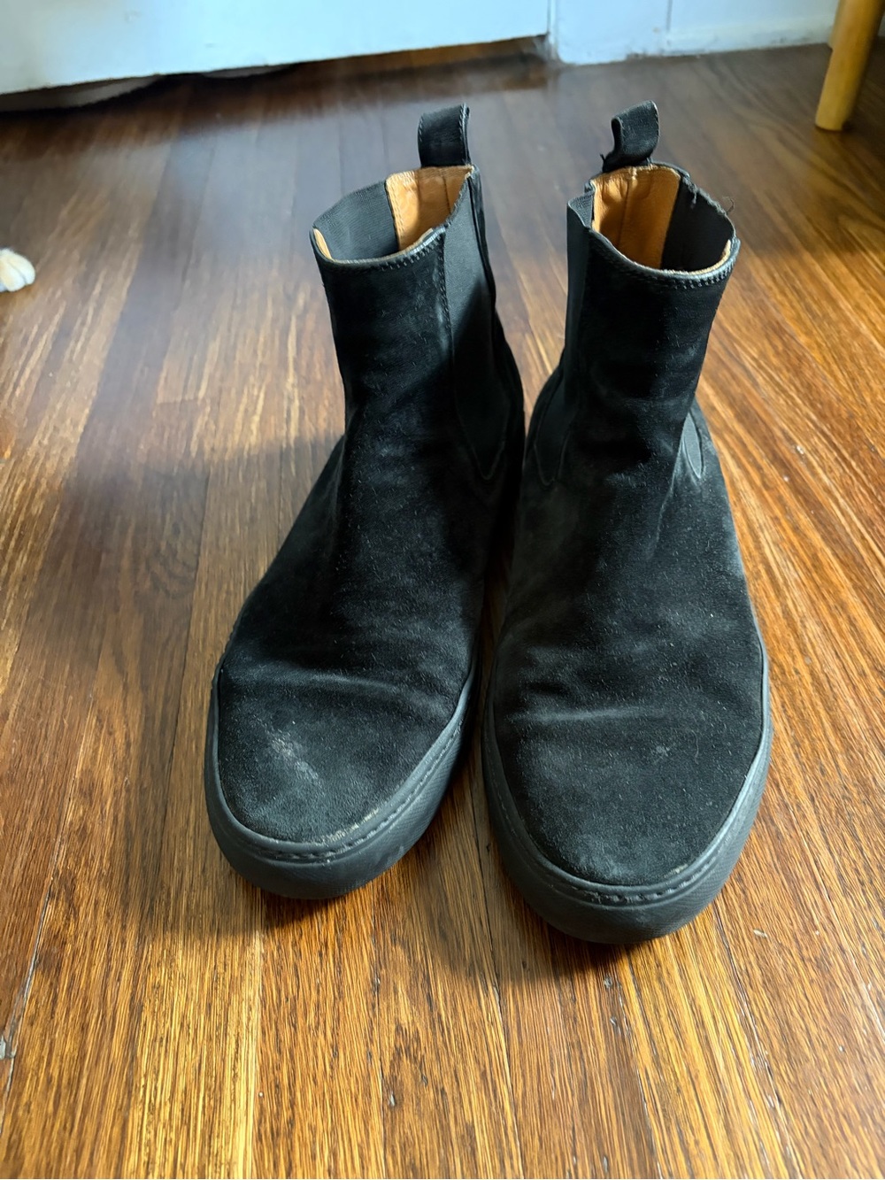 Barneys New York Black Suede Chukka Boots